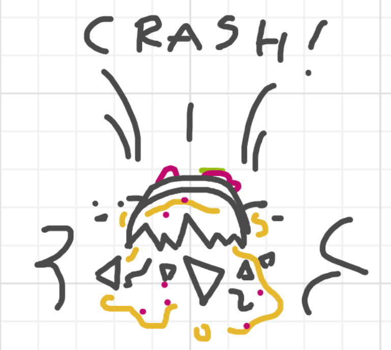 A panel from What's The Point, episode five of the Board Boards object show by Furretwalk/WalkingFurret.